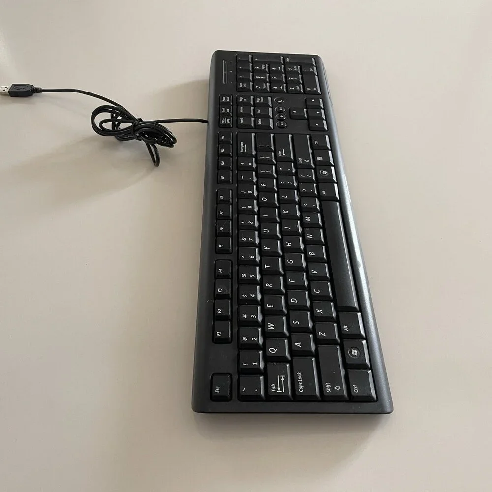 Compaq SK-2085 Wired USB Mechanical Clicky Keyboard Black Retro